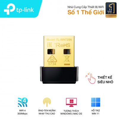 TL-WN725N Card mạng không dây TP-Link  150Mbps
